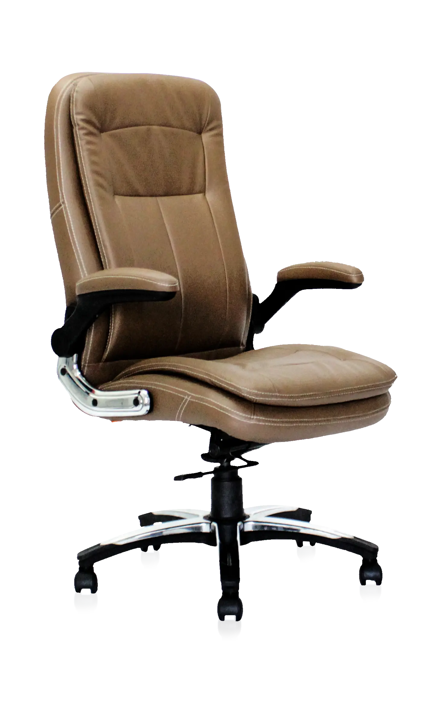 Bold - Executive Chairs In Brown color With Side view
