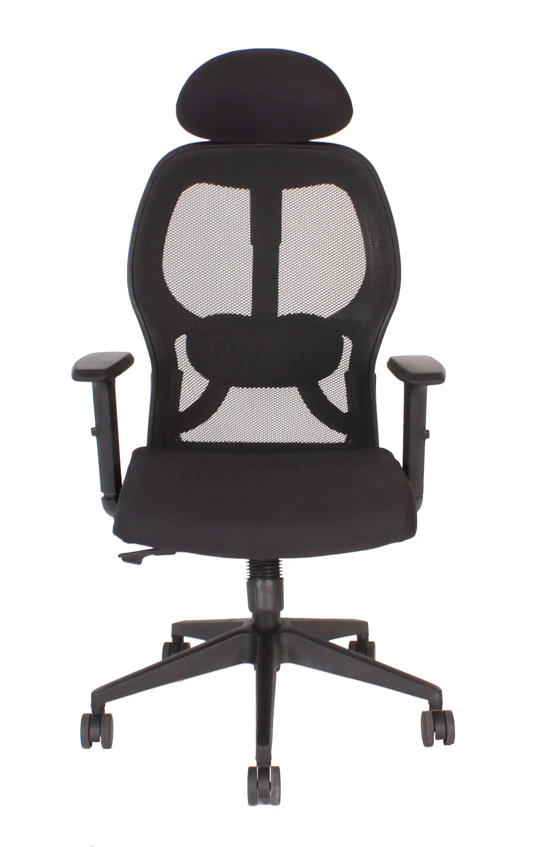 Management Chair In Black Color With Front View