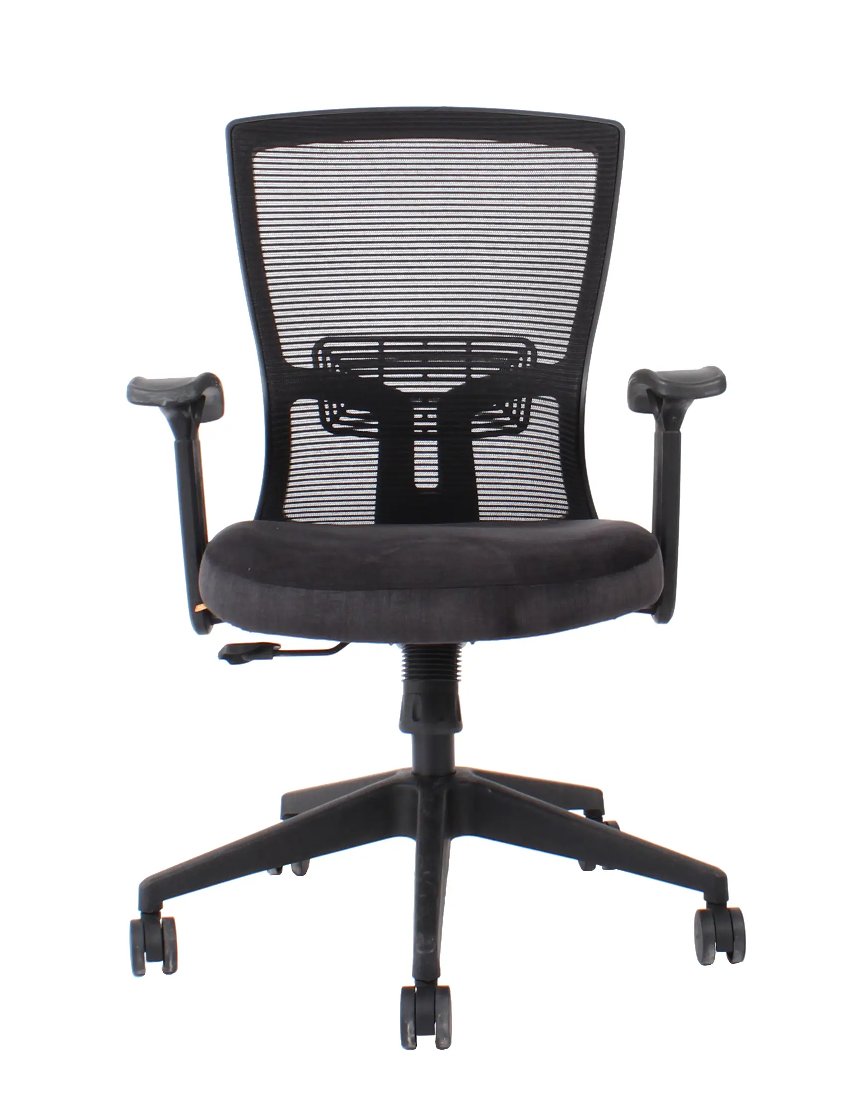Management Chair -In  Black Color With Front View 