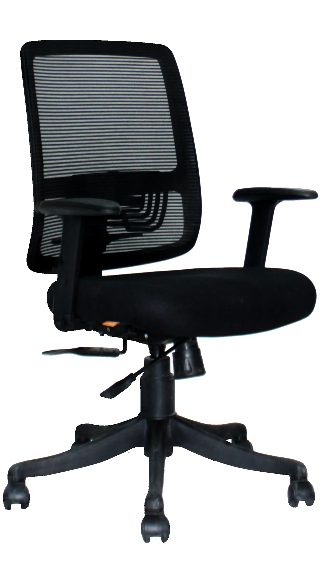 Management Chair - In Black Color With Front View