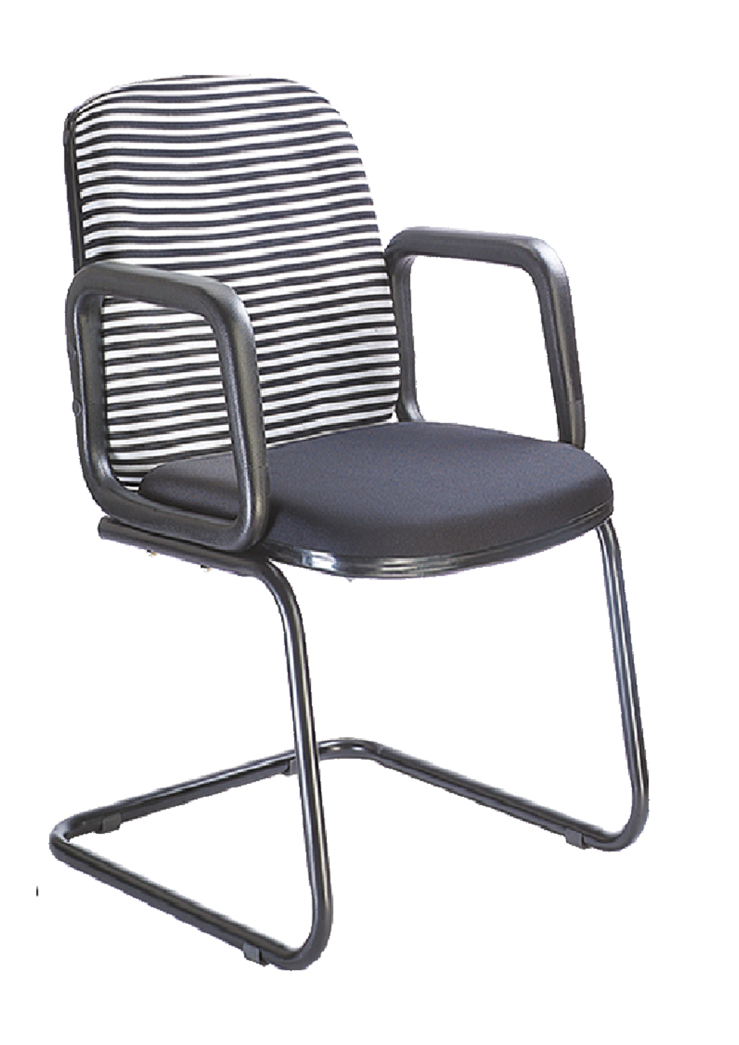 Management Chair - In Black Color With Side View
