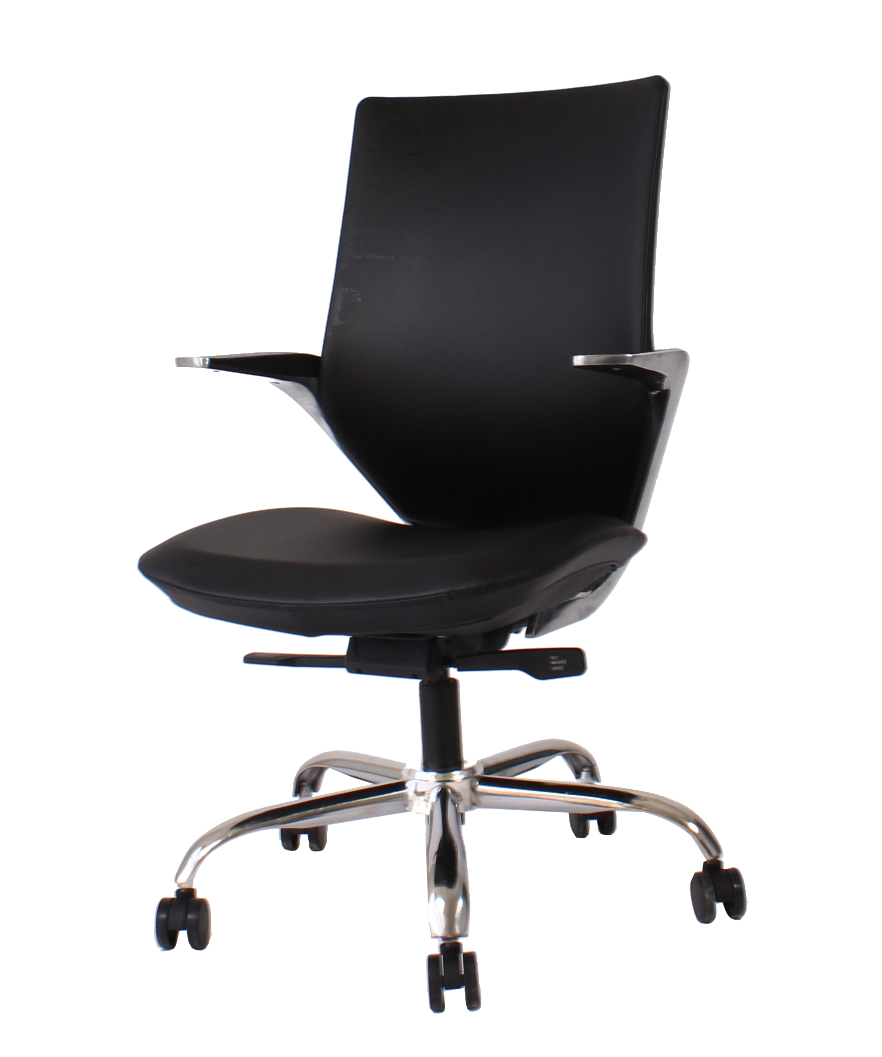 Management Chair - In Black Color  With Front View