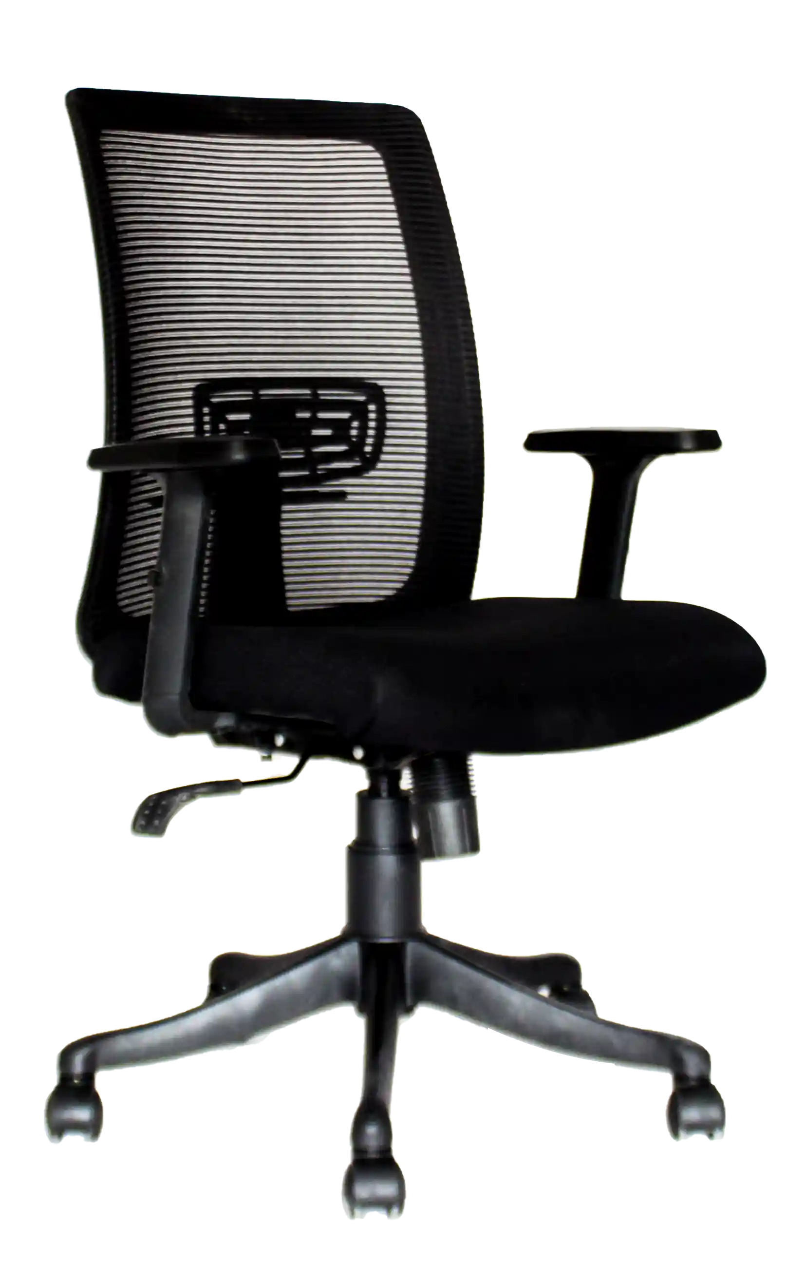 Management Chair - In Black Color With Side View