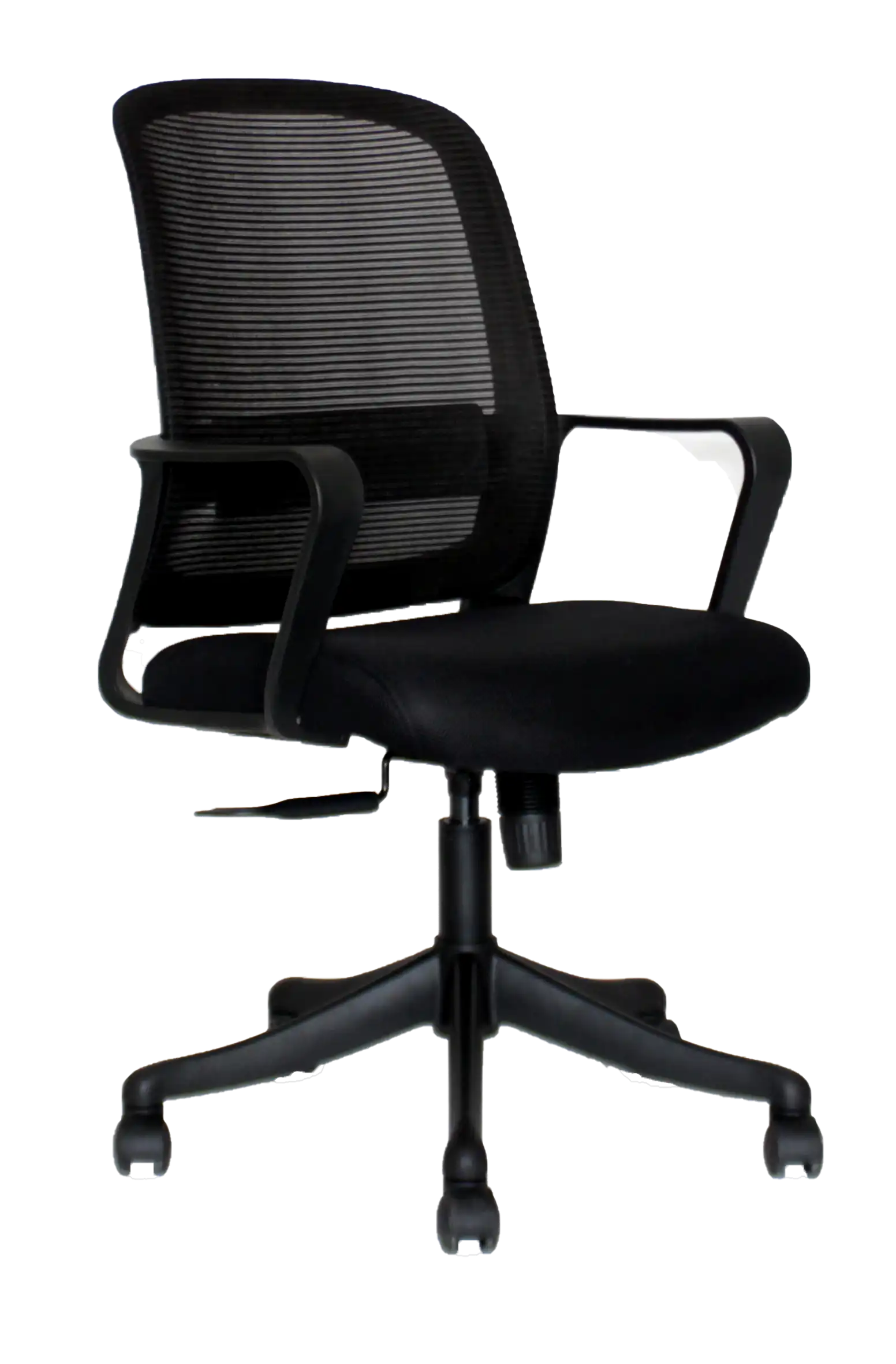 Management Chair - In Black Color With Side View