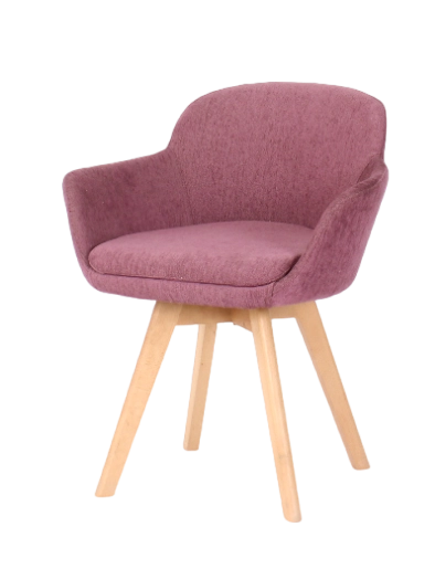 Lounge Pink Cushioned Stool